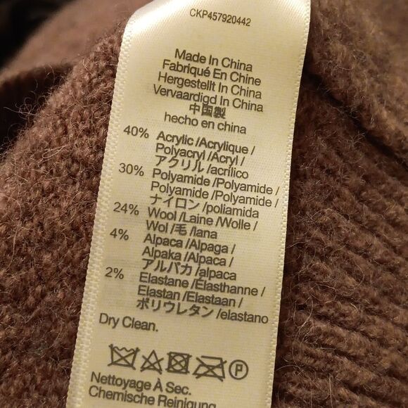 Madewell Dillon Mockneck Pullover Sweater. Cozycore. Outdoor.  Light Academia - Picture 12 of 13